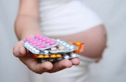 Pílulas contra parasitos durante o embarazo