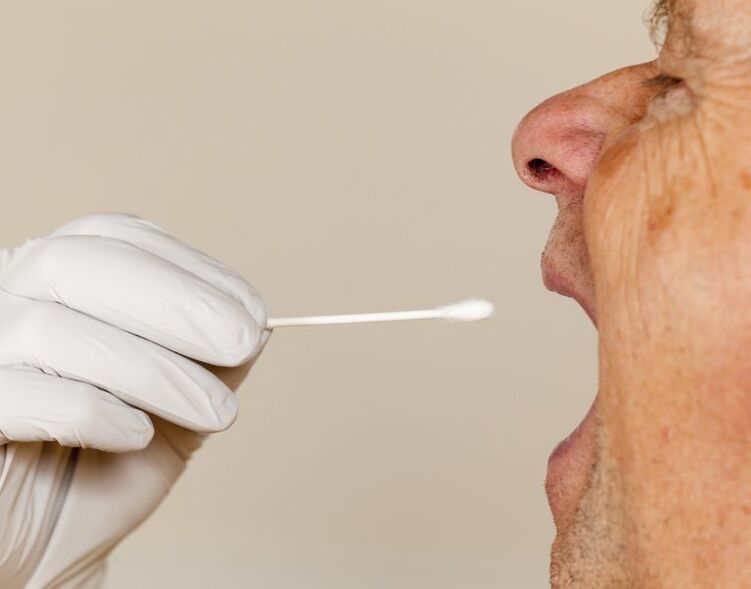 Método de proba de inverno con saliva